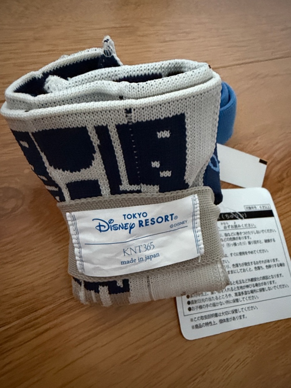 Tokyo Disney Resort Castle Tote Bag in Navy, Beige & White - Picture 5 of 5